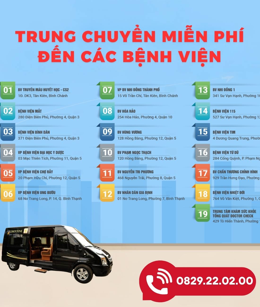xe đi bệnh viện